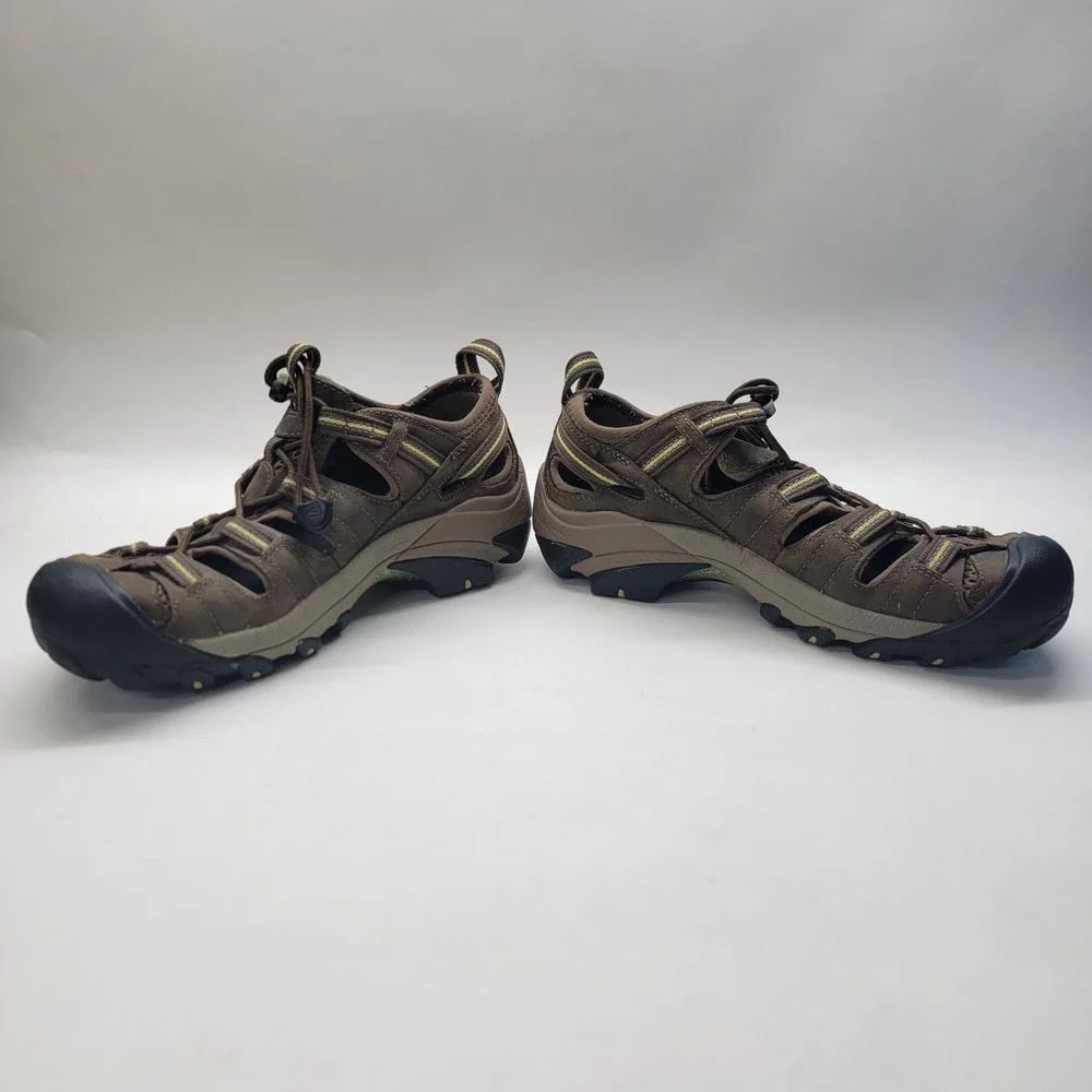 KEEN Arroyo II‎ Waterproof Hiking Shoe Sandals 1004147 Brown Leather Men's Sz 8 - Picture 5 of 10